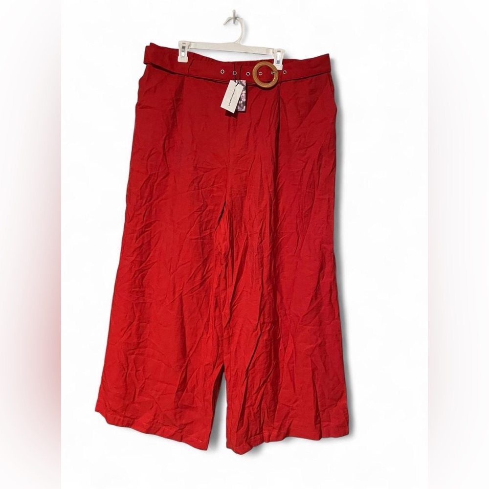 Cider Orange Pants with Belt